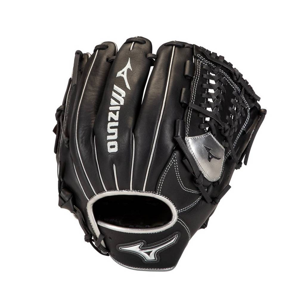 Luva Baseball Mizuno MVP Prime SE Infield 11.75" - Homem - Pretas/Prateadas - WKYBF8963